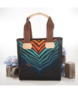 Consuela Noah Green Glittering Slash Embroidered Classic Tote Bag NWT - $5,453.60 MXN