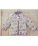 Disney FROZEN Reversible Hooded Long Sleeve Jacket White/ Purple Girls S... - $21.29