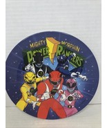 Mighty Morphin Power Rangers 1994 Saban Childrens Plastic Plate USA Vintage - $234.47 MXN