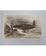 Vought-Sikorsky Corsair F4U-1 Navy Fighter Airplane Aircraft RPPC Postcard - $9.89