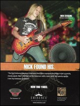Nick Sterling Life Goes On 2005 Eminence Governor guitar amp speaker ad ... - £3.32 GBP