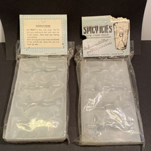 2 Spicy Icies Ice Cube Molds Cocktails Parties Sexy Nude Woman Hong Kong 1970s - £19.57 GBP