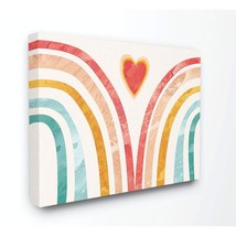 The Kids Room by Stupell Kids Paper Collage Rainbow Heart Design Wall Art, 16 x  - £58.67 GBP