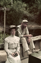 Humphrey Bogart and Katharine Hepburn in The African Queen dry clothing on edge  - £19.13 GBP