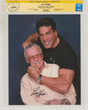 Lou Ferrigno Signed Cgc Ss Color Photo ~ Incredible Hulk w/ Stan Lee - £209.06 GBP