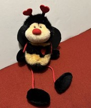 Russ Berrie Bangles The Valentine Stuffed Bumble Bee Plush Toy Stuffed Animal 10 - £11.62 GBP
