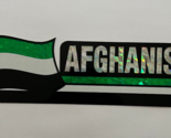Afghanistan Flag Reflective Sticker, Coated Finish, Side-Kick Decal 12x2... - £2.36 GBP