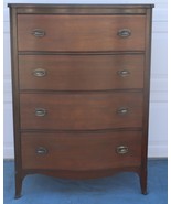 MAHOGANY 4 LARGE DRAWER TALL CHEST - £772.83 GBP
