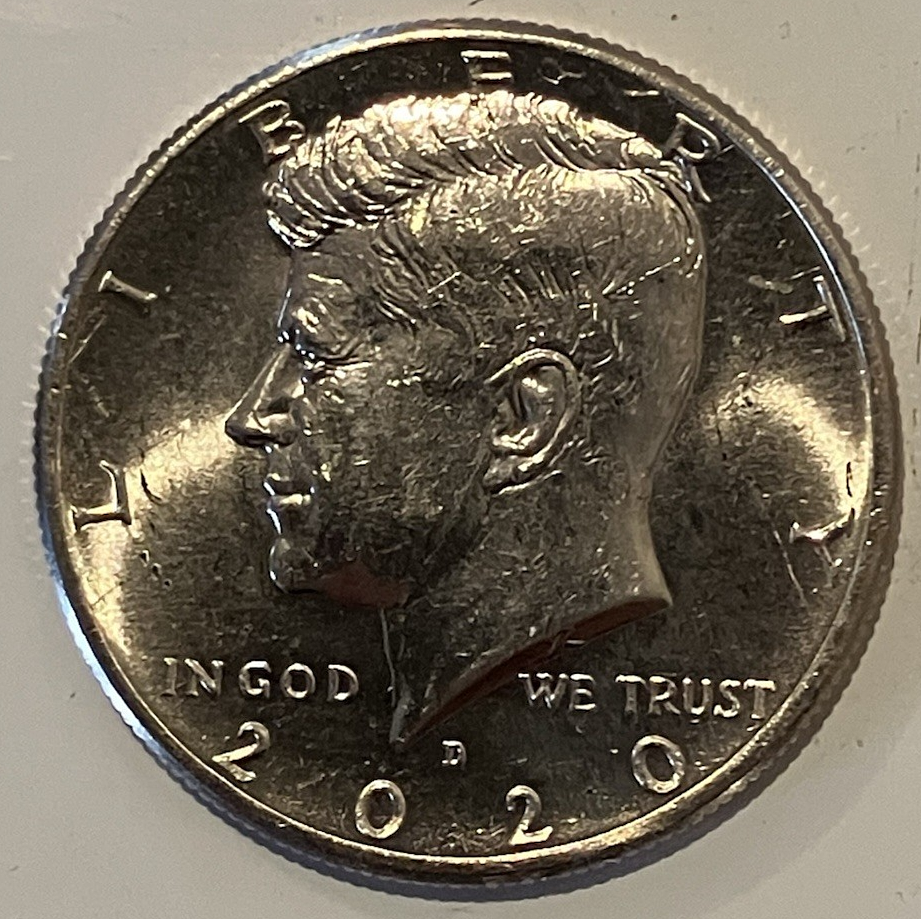 2020-D 50C Kennedy Half Dollar. Free Shipping!!!!!!!!!!!!!!!!!! - $2.50