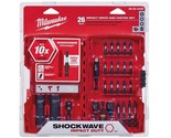 Milwaukee Electric Tool 48-32-4408 Shockwave Drive &amp; Fasten Bit Set - $68.99