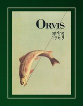 1960s Orvis Trout Fly Fishing Poster Print Cabin Wall Decor Green Wall Art - £17.39 GBP+