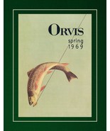 1960s Orvis Trout Fly Fishing Poster Print Cabin Wall Decor Green Wall Art - $21.99+