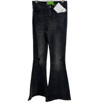 Sandrine Rose x Free People Black Flare Leg Distressed Jeans 26 New - £51.86 GBP