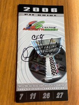 2006 Pit Guide Booklet Indy Car Series Brochure Autographed?? - $50.00