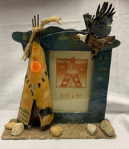 Native Spirit Photo Frame with TeePee and Eagle 3.5” X 5” - $12.11