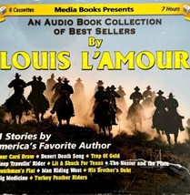 Louis L&#39;Amour Audiobook Cassette Tapes 1989 Vintage Complete Westerns 7 Hrs ELEC - £58.60 GBP