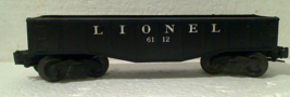 Vintage Lionel Model Railroad O Gauge Coal Car Number 6012 Excellent Con... - $20.00