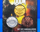 Doom 5th Anniversary  Set of 3 Medallions Coins Limited Edition - $39.04