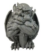 Gothic Stoic Warrior Notre Dame Gargoyle Sword Bearer Chimera Figurine 12&quot;H - $1,242.73 MXN