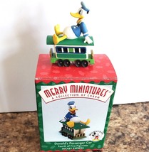 Hallmark Merry Miniatures Mickey Express Donald&#39;s Passenger Car Figurine... - £6.19 GBP