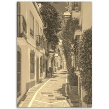 Vintage Marbella Spain Poster Print | Retro Marbella Street Sepia Photo Gift | M - $19.99