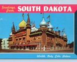 Mitchell Corn Palace Greetings From South Dakota SD UNP Chrome Postcard N15 - $3.91