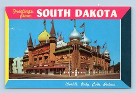 Mitchell Corn Palace Greetings From South Dakota SD UNP Chrome Postcard N15 - £3.08 GBP