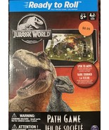 Jurassic World Path Game Park Dinosaurs Board Spin Age 5+ Fast Paced HTF - $24.39 CAD