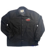 Liberty University Flames Football LU Winter Jacket Thick Black Jostens ... - $406.78 MXN
