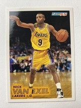 1993-94 Fleer Basketball Nick Van Exel RC #316 Los Angeles Lakers - $1.00