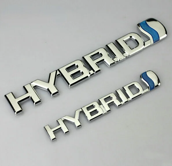1 PCS 3D HYBRID Sticker  Emblem Car Logo for  Hybrid Personalized Refit HYBRID D - £60.47 GBP