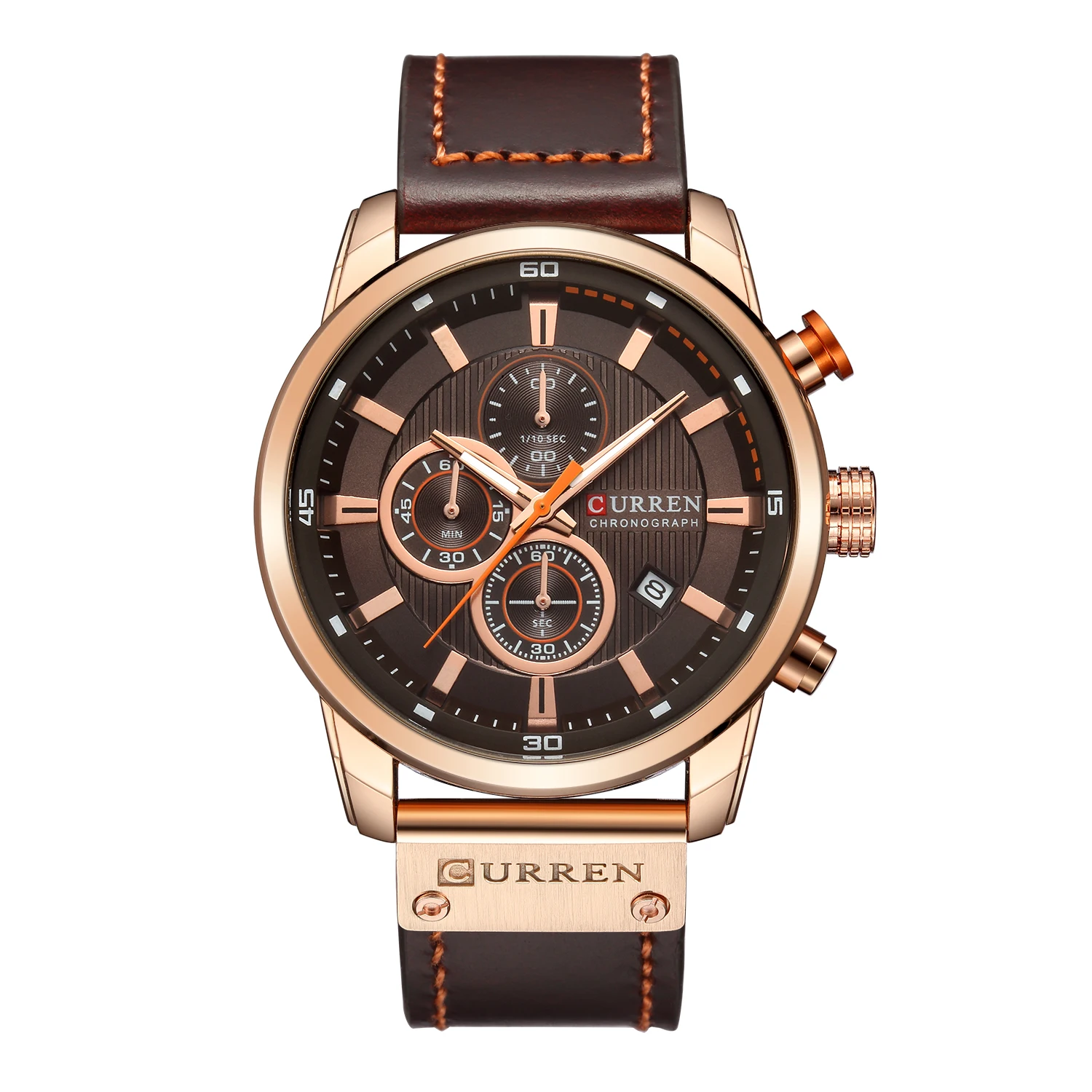 CURREN Fashion Date Quartz Men Watches Top Brand Luxury Male Clock Chron... - £24.88 GBP