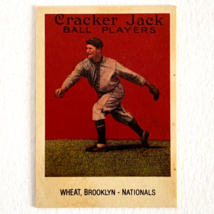 Zack Wheat 1915 Cracker Jack Card #52 Reprint 15 / 24 Brooklyn Nationals 1993 - £5.18 GBP