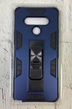 Fits LG Stylo 6 Case Rubber Shockproof Cover Case Dark Blue - $14.54