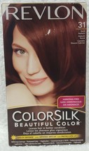 Revlon Colorsilk 31 DARK AUBURN Permanent Beautiful UV Defense Condition New - £11.86 GBP