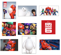 9 Big Hero 6 Stickers, Party Supplies, Labels, Decorations, Birthday, Ba... - £9.44 GBP