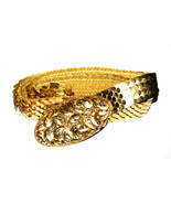 Vintage Golden Ladies Belt, Disco Elegant - $21.73 CAD
