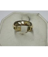 14k Yellow Gold Wedding Anniversary Band 5 mm Men&#39;s Ladie&#39;s Sz 8.75 Ring... - £183.61 GBP
