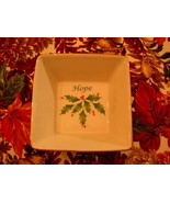 LENOX HOLIDAY DIMENSION COLLECTION ~ HOPE DISH - $19.99