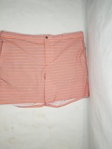 Lands End 7&quot; Sunset Swim Board Shorts Striped Size XXL Lined Men’s CA3 - £25.16 GBP