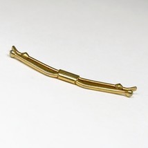 Art Deco Tie Collar Bar Pin Clip Vintage 1930s Gold Tone Ball-Grip - £15.71 GBP