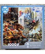 WOMEN OF DC Justice League 1000 Piece Puzzle THOMAS KINKADE STUDIOS #315... - £14.17 GBP