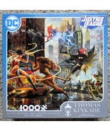 WOMEN OF DC Justice League 1000 Piece Puzzle THOMAS KINKADE STUDIOS #315... - $24.60 CAD