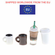 Rc Car Miniature coffee with cups, Scale Accessories, for rc4wd, scx10, tamiya - £4.81 GBP