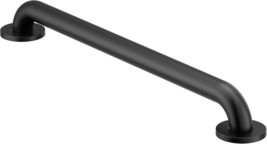 Moen Concealed Grab Bar AC Matte Black 24-Inch Bathroom Safety Grab Bar, R8924BL - £30.64 GBP