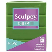 Sculpey III Polymer Clay Leaf Green 2 oz - £3.00 GBP