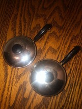 Vintage Brillium Skillet/Frying Pan Salt &amp; Pepper Shakers - £7.85 GBP