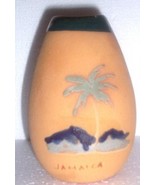 JAMAICA HANDMADE RED CLAY CERAMIC VASE - £31.25 GBP