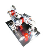 Miniature Stirling Engine Model Generator Steam Power Technology Experim... - $93.42 CAD
