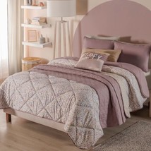 POINTS TEENS KIDS GIRLS REVERSIBLE COMFORTER SET 4 PCS TWIN SIZE - $108.89